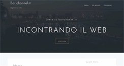 Desktop Screenshot of barichannel.it